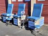 RITTER 100-104’s w Silver Shell blue drawer w New Blue Upholstery Exam Table